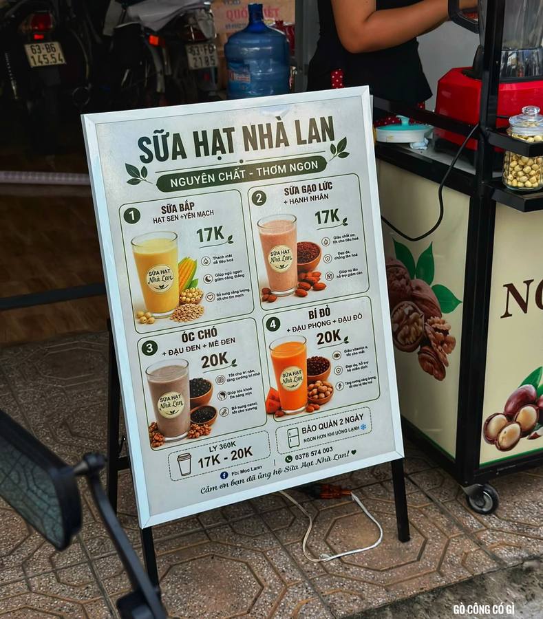 Sữa hạt nhà lan