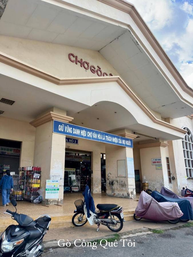 Bánh dân gian cổng chợ mới Gò Công