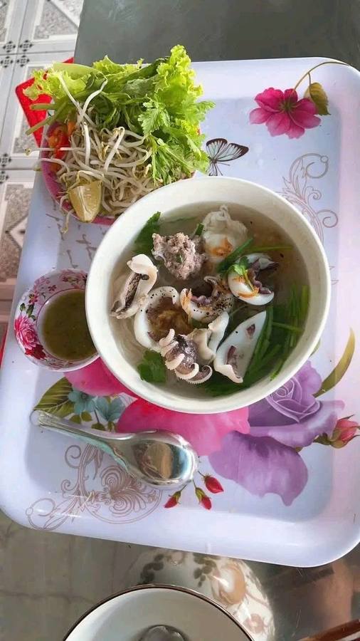 Hủ tiếu mực ở Đồng Sơn