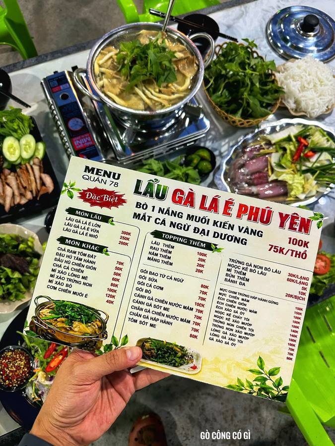 Lẩu gà lá é — Quán 78
