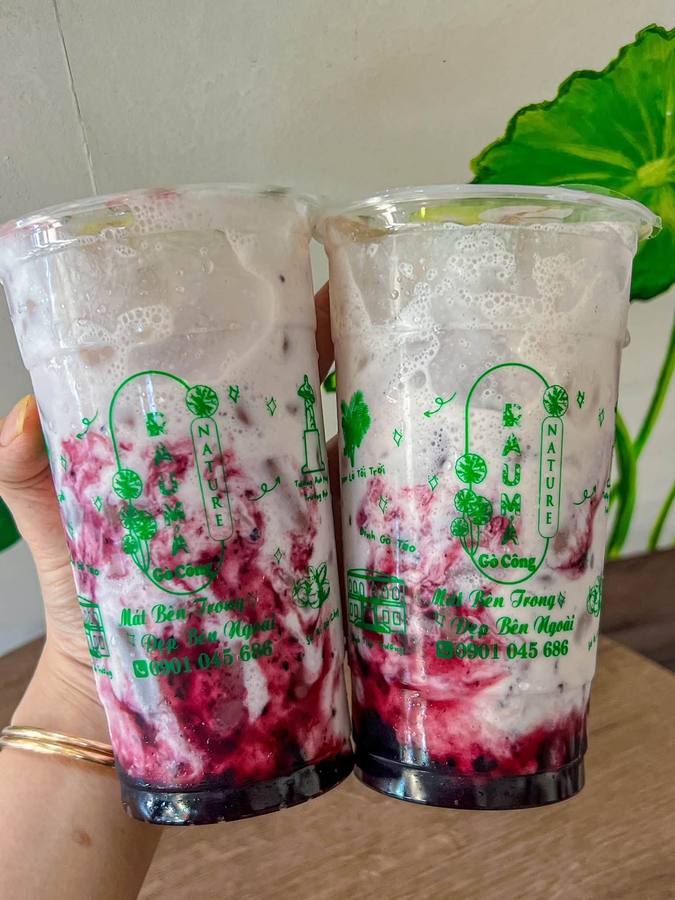 Rau Má Nature Gò Công — một góc giải khát ở Long Thuận