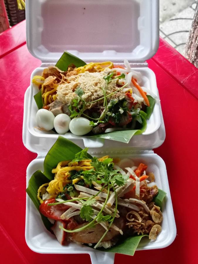 Xôi chay, bánh mì chay, xôi mặn Gò Công