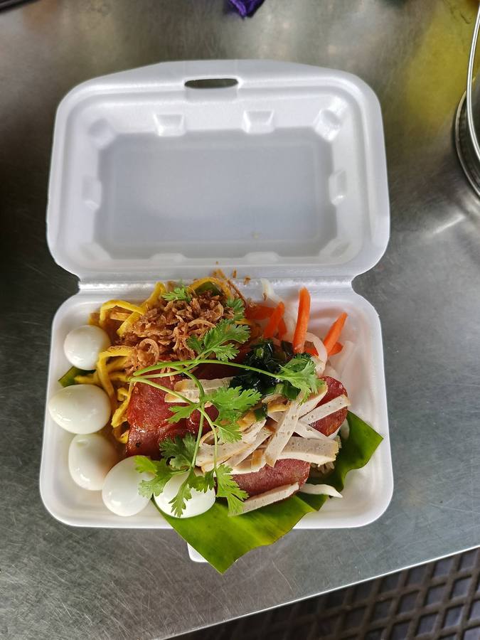 Xôi chay, bánh mì chay, xôi mặn Gò Công