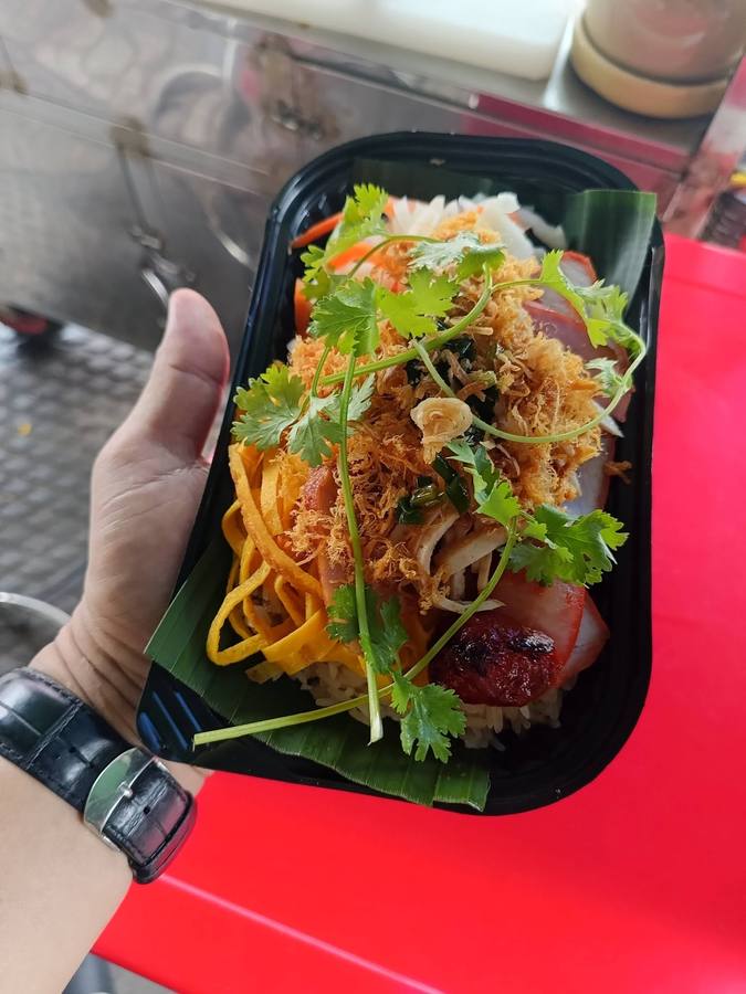 Xôi chay, bánh mì chay, xôi mặn Gò Công