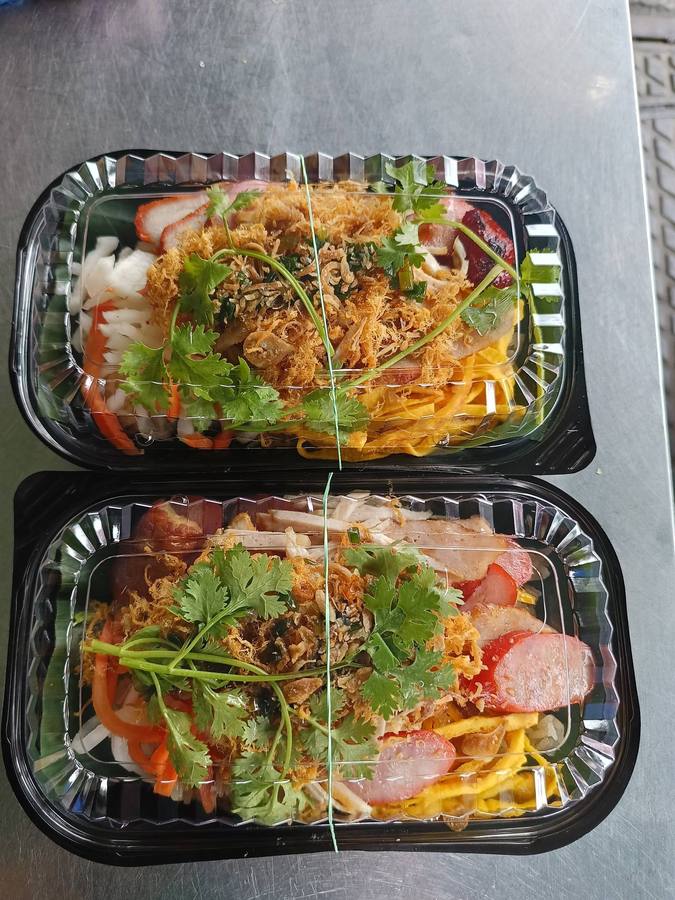 Xôi chay, bánh mì chay, xôi mặn Gò Công