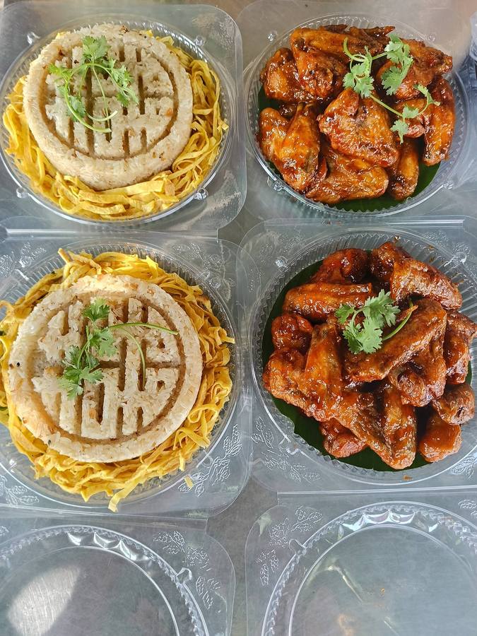 Xôi chay, bánh mì chay, xôi mặn Gò Công