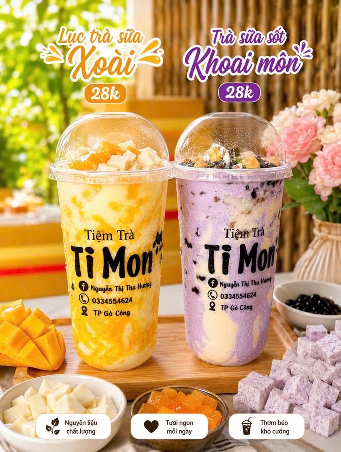 Tiệm Trà TiMon2 — một góc nhỏ cho mấy buổi thèm đồ ngọt